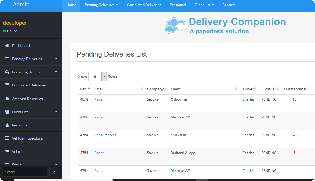 Web App